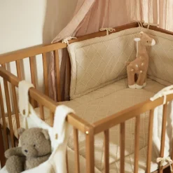 New Tour de lit Cosy Knit Oatmeal (pour lits 60 x 120 ou 70 x 140 cm) Tour De Lit