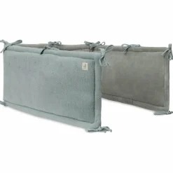 Jollein Tour de lit Cosy Knit Sea Green (pour lits 60 x 120 ou 70 x 140 cm)