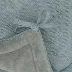 Jollein Tour de lit Cosy Knit Sea Green (pour lits 60 x 120 ou 70 x 140 cm)