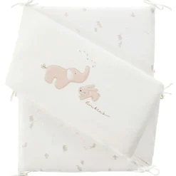 Noukie's Tour de lit et parc en veloudoux Bali, Moka & Snow