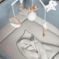 Baby's Only Tour de lit Grace Nordic Blue (pour lits 60 x 120 ou 70 x 140 cm)