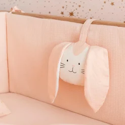 Nobodinoz Tour de lit Nest Nid d'abeille écru Natural (pour lits 60 x 120 et 70 x 140 cm)