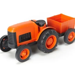 Clearance Tracteur orange et gris Petites Voitures, Véhicules Et Circuits