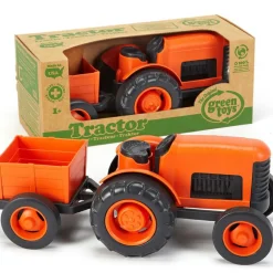 Clearance Tracteur orange et gris Petites Voitures, Véhicules Et Circuits
