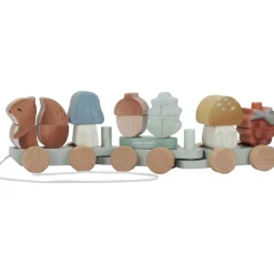 Little Dutch Train à blocs écureuil FSC Forest Friends