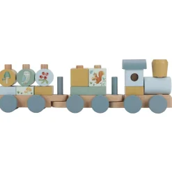 Outlet Train à blocs en bois FSC Forest Friends Jeu De Construction