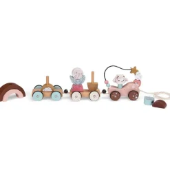 Moulin Roty Train d'activités à tirer Après la pluie