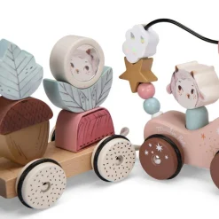 Moulin Roty Train d'activités à tirer Après la pluie