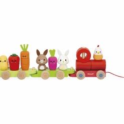 Janod Train d'activités à tirer Ferme