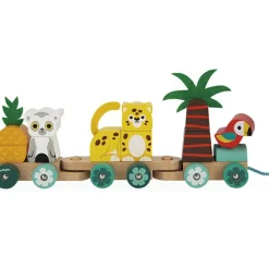Janod Train d'activités à tirer Tropik