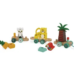 Janod Train d'activités à tirer Tropik