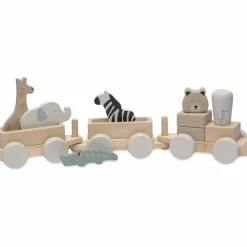 New Train de construction en bois Jungle Jambo Jeu De Construction