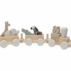 New Train de construction en bois Jungle Jambo Jeu De Construction