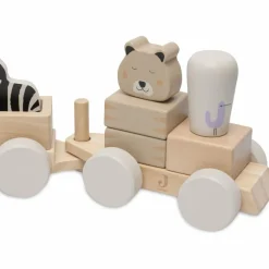 New Train de construction en bois Jungle Jambo Jeu De Construction