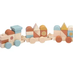 Trois Kilos Sept Train de construction en bois