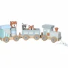 Hot Train en bois Les animaux du zoo Jouet À Empiler