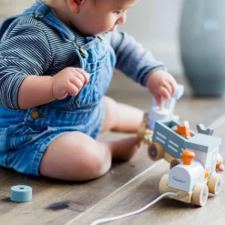 Hot Train en bois Les animaux du zoo Jouet À Empiler