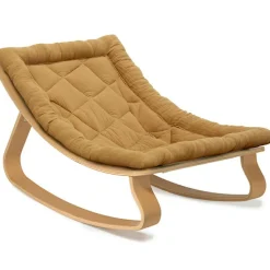 Charlie Crane Transat à balancement en bois de hêtre Levo Camel