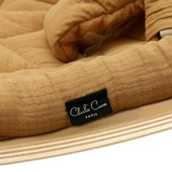 Charlie Crane Transat à balancement en bois de hêtre Levo Camel