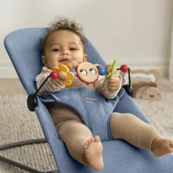 BabyBjörn Transat Bliss Mélange Tissé Chiné Bleu