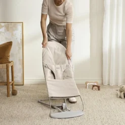 BabyBjörn Transat Bliss Mélange Tissé Chiné Beige Clair