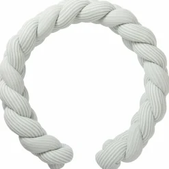 Tresse décorative ouatinée rayé vert de gris (200 cm) Tresse Décorative