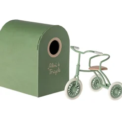 Maileg Tricycle et son abri Souris vert