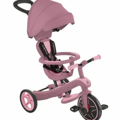 Globber Tricycle Trike Explorer 4 en 1 eco-logic Framboise