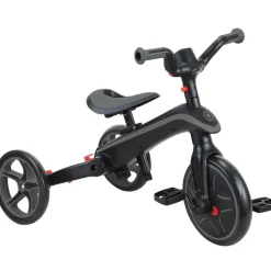 Globber Tricycle Trike Explorer Foldable 4 en 1 Noir-Gris