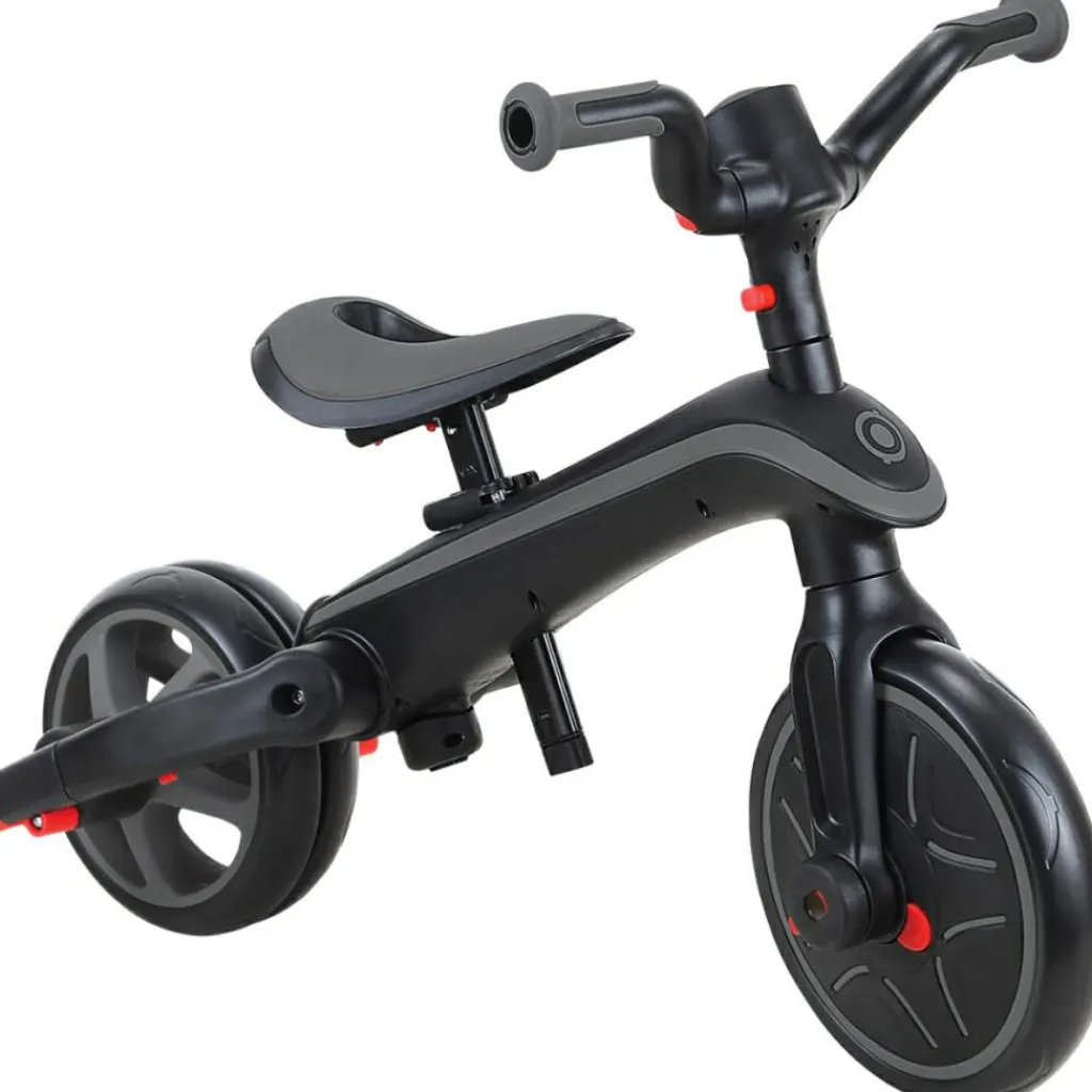 Globber Tricycle Trike Explorer Foldable 4 en 1 Noir-Gris