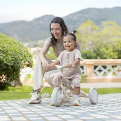 Best Tricycle évolutif Learning trike plus 2 en 1 eco-logic Vert sauge Tricycle