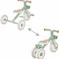Best Tricycle évolutif Learning trike plus 2 en 1 eco-logic Vert sauge Tricycle