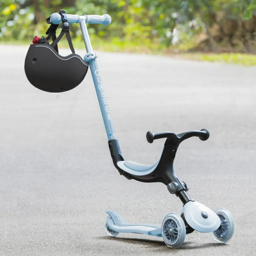 Trottinette Go up Activ'eco-logic Bleu Cassis Porteur Évolutif En Trottinette