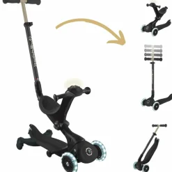 Best Trottinette Go up Deluxe Lights 360° Noir Trottinette