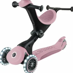 Trottinette Go up Deluxe Lights eco-logic 360° Framboise Porteur Évolutif En Trottinette