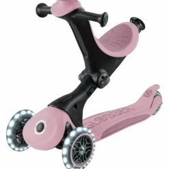 Trottinette Go up Deluxe Lights eco-logic 360° Framboise Porteur Évolutif En Trottinette