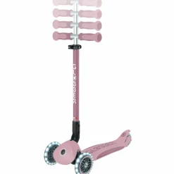Trottinette Go up Deluxe Lights eco-logic 360° Framboise Porteur Évolutif En Trottinette