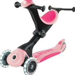 Online Trottinette Go up Deluxe Lights Pastel Rose Porteur Évolutif En Trottinette
