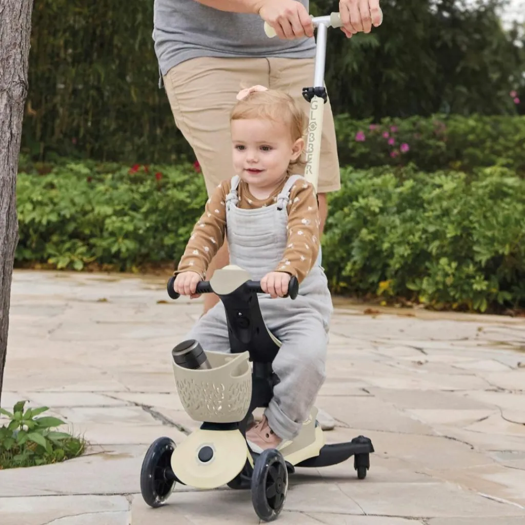 Discount Trottinette Gp up Baby 360 Lights Beige-Taupe Porteur Évolutif En Trottinette