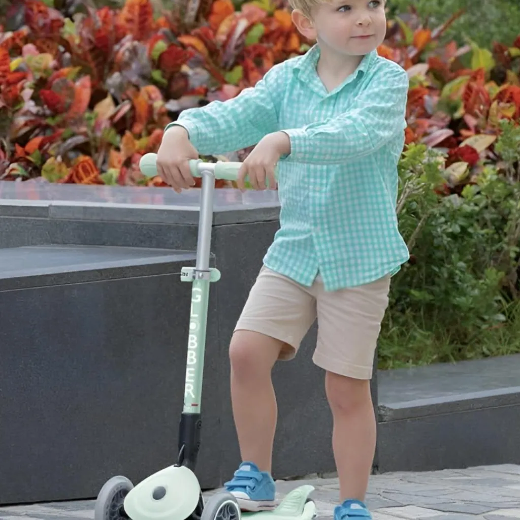 Globber Trottinette Junior Foldable Ecologic Lights Pistache