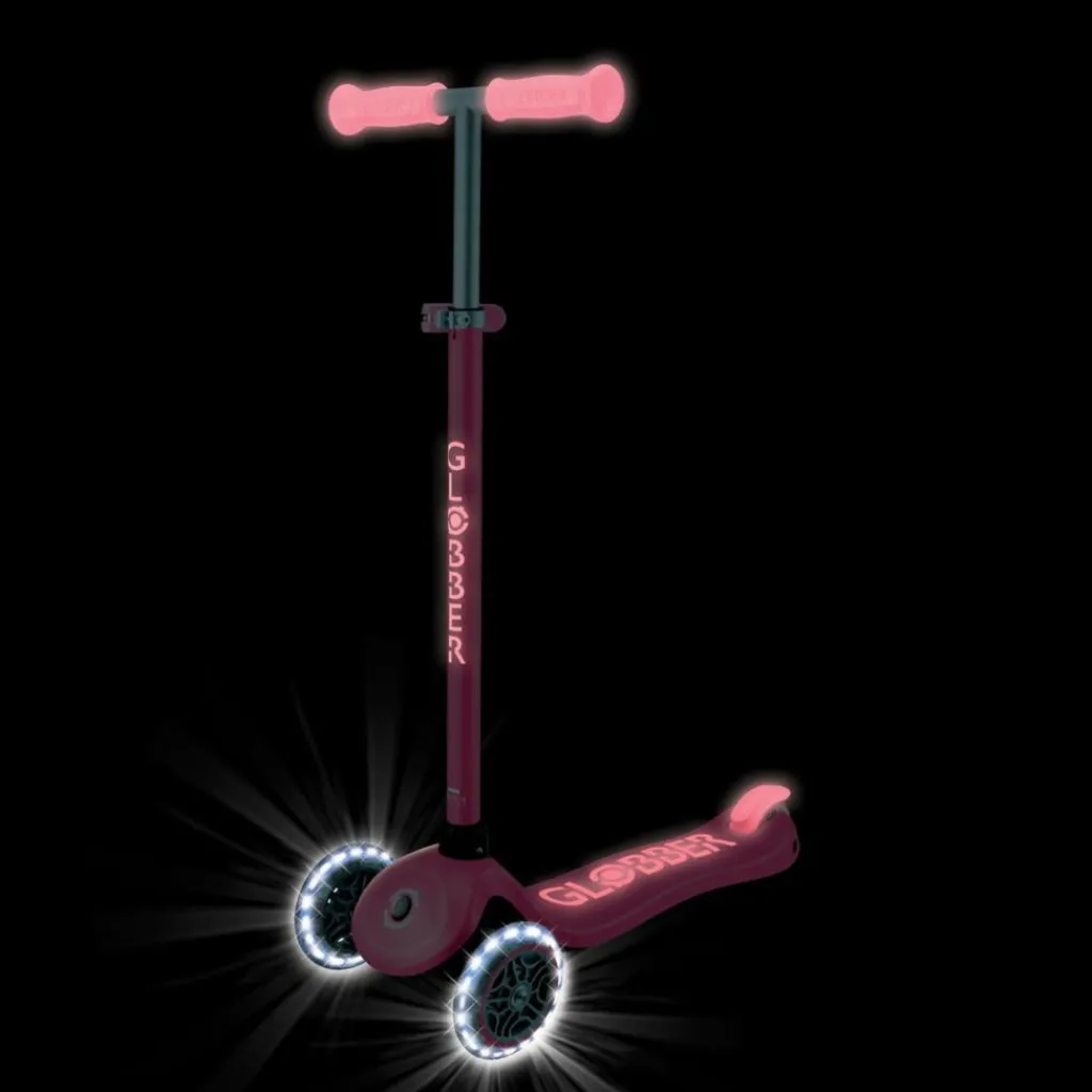 Globber Trottinette Primo Plus phosphorescente Coral Pink