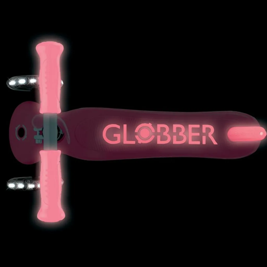 Globber Trottinette Primo Plus phosphorescente Coral Pink