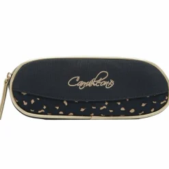 Caméléon Trousse 2 compartiments Navy Gold Leopard