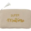 BB & Co Trousse cadeau Super Maîtresse gaze de coton Biscuit