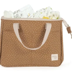 Walking Mum Trousse de toilette à pois Poppy Cannelle