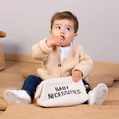 Childhome Trousse de toilette Baby necessities Teddy écru