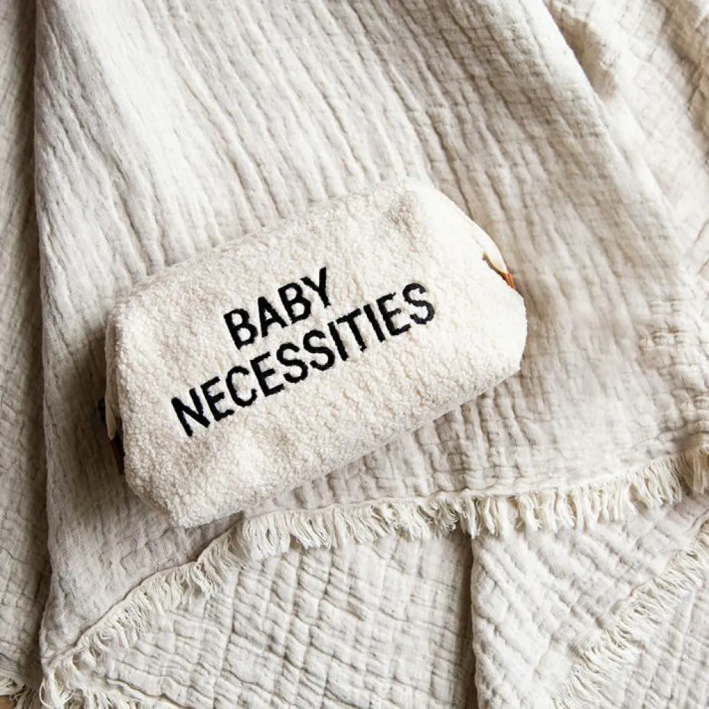 Childhome Trousse de toilette Baby necessities Teddy écru