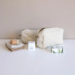 Best Trousse de toilette Classic Stripes Camel Vanity / Trousse De Toilette