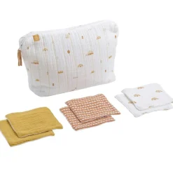 Sauthon Trousse de toilette et 6 éponges Sunlight