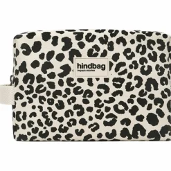 Hindbag Trousse de toilette Leon Léopard Ecru